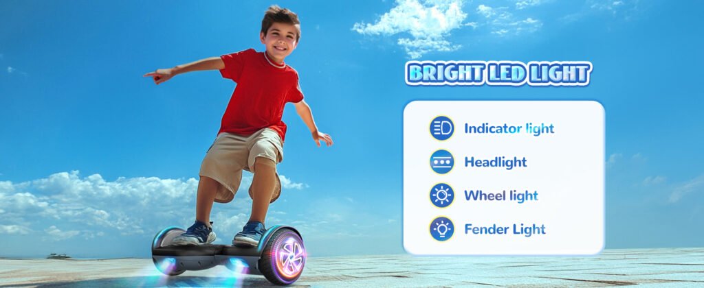 shop lieagle hoverboard 6.5 with led wheels