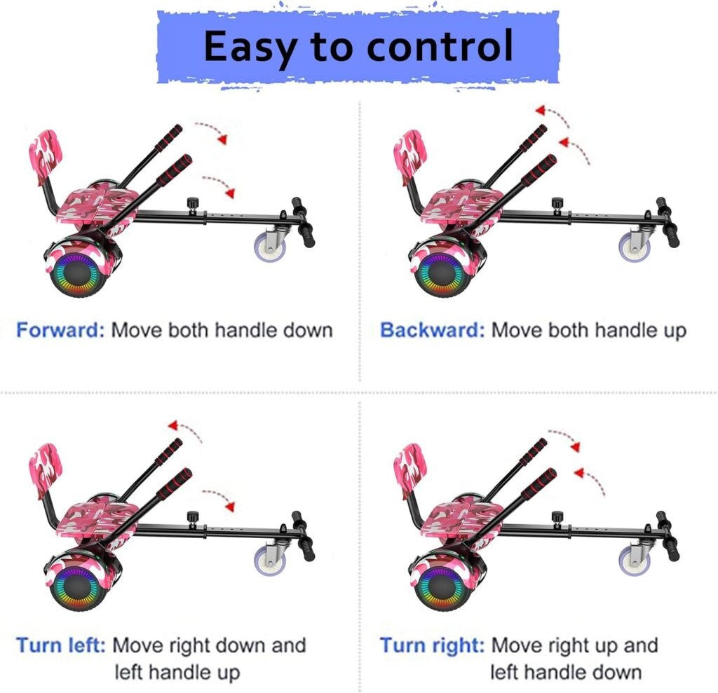 lieagle hoverboard seated riding instrucrtion