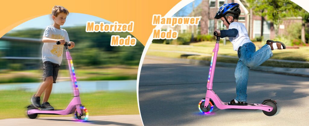 lieagle kids scooter with led lights manual