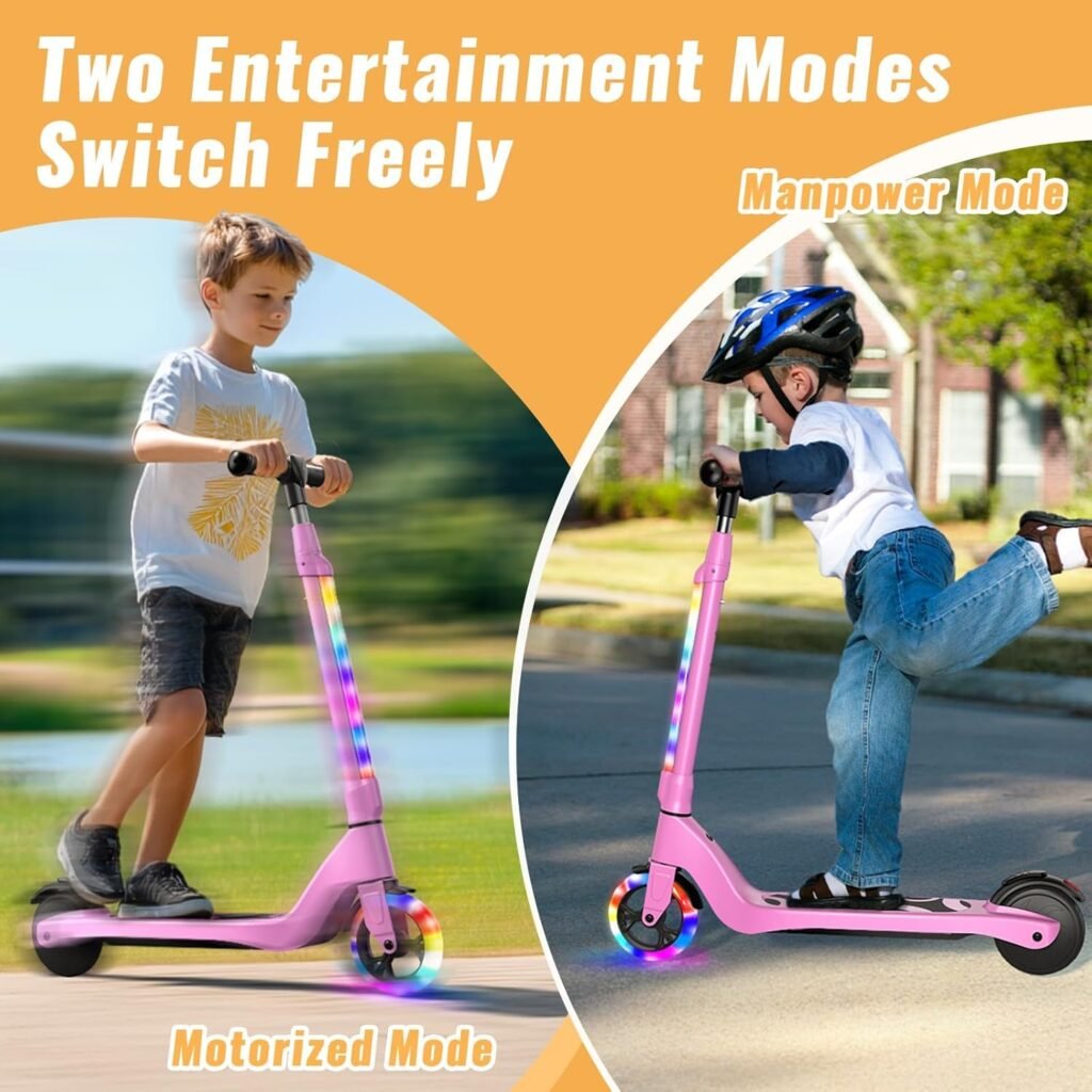 lieagle youth electric kick scooter 2-in-1